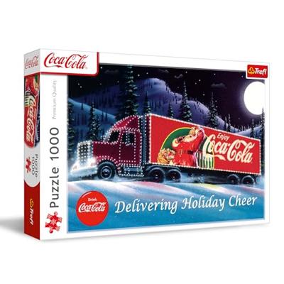 Puzzel Coca Cola Kersttruck 1000 Stukjes Puzzel Coca Cola Kersttruck 1000 Stukjes