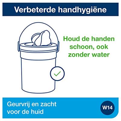 Handreinigingsdoek tork w14 premium 1laags wit