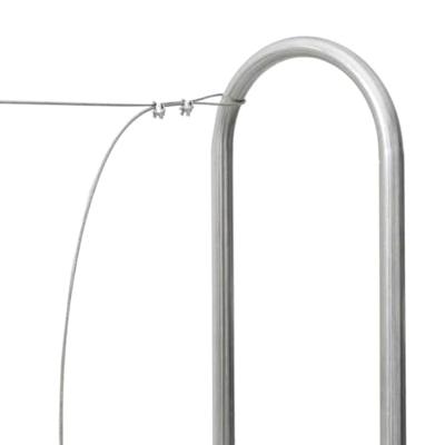 VidaXL Haardhoutrek 150x25x150 cm gegalvaniseerd staal VidaXL Haardhoutrek 150x25x150 cm gegalvaniseerd staal