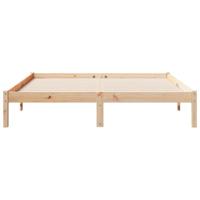 Bedframe extra lang zonder matras massief grenenhout 160x220 cm - thumbnail