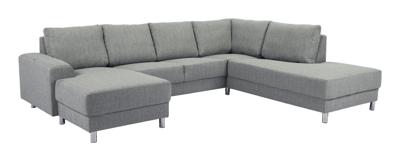 Bendt Hoekbank 'Mille' Rechts, kleur Lichtgrijs