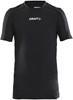 Craft 1906859 Pro Control Compression Tee JR - Black - 146/152