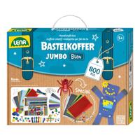 Lena Knutselkoffer Jumbo Blauw 800 stuks - thumbnail