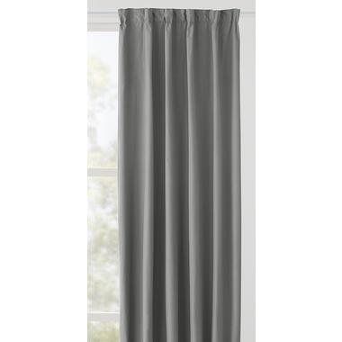 Gordijn Sam - grijs - 100% verduisterend - 140x280 cm (1 stuk)