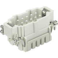HARTING 09330062616 Pin-inzetstuk Han® E 6 + PE Cage Clamp 1 stuk(s) Piece - thumbnail