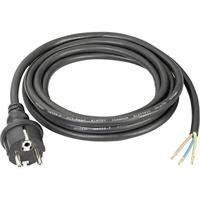 Sygonix SY-5045576 Aansluitkabel Stroom Zwart 3.00 m - thumbnail