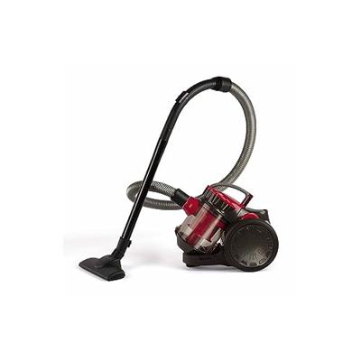 Zakloze multi-cycloon stofzuiger - LIVOO DOH105R - 700 W - 2 L - 78 dB - Wasbaar filter - 2-in-1 mondstuk - Rood / Zwart