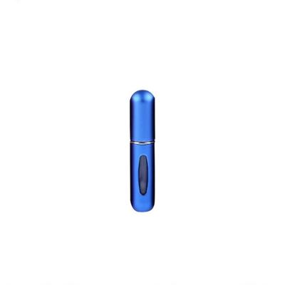 Portable mini aluminium hervulbare parfum fles spray lege cosmetische containers verstuiver capaciteit: 5ml (blauw)