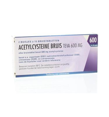Acetylcysteine 600mg 30 Bruistabletten