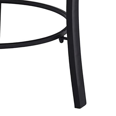 VidaXL Vuurschaal mozaïek 68 cm keramiek zwart en wit