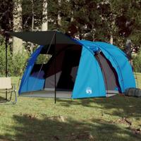 Tunneltent 4-persoons waterdicht blauw - thumbnail