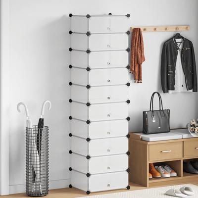 VidaXL Schoenenkast met 10 ineengrijpende vakken wit VidaXL Schoenenkast met 10 ineengrijpende vakken wit