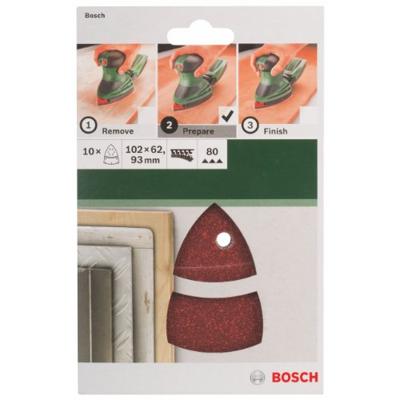 Bosch Accessoires Schuurblad | G80 | Wp | 11 Gaten | Velc | 10-delig - 2609256A63
