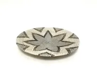 Van der Leeden Wanddecoratie Rotan - Ø50 x H4 cm - Grijs - thumbnail