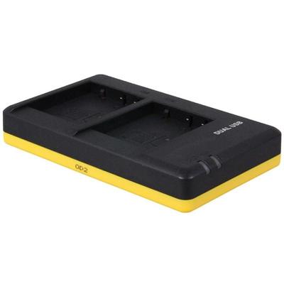 Duo oplader voor 2 camera accu's Panasonic DMW-BLG10