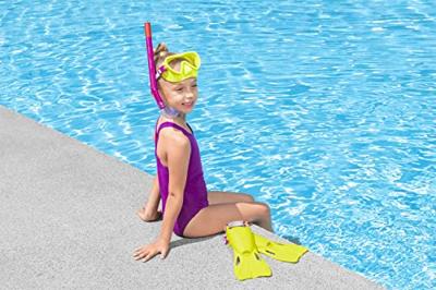 Bestway Junior Snorkel Set Anatomische Riem Kleur Assorti 37-41 +7 Jaar Strand en Zwembad 25019 Bestway Junior Snorkel Set Anatomische Riem Kleur Assorti 37-41 +7 Jaar Strand en Zwembad 25019