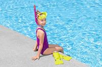 Bestway Junior Snorkel Set Anatomische Riem Kleur Assorti 37-41 +7 Jaar Strand en Zwembad 25019 - thumbnail