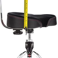 Gibraltar Hardware 9608MB professionele drumkruk met rugleuning - thumbnail