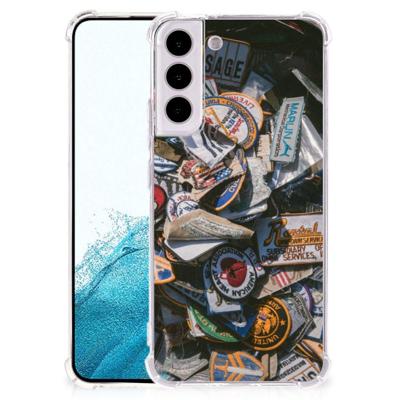 Samsung Galaxy S22 Plus Anti-shock Hoesje met foto Badges Samsung Galaxy S22 Plus Anti-shock Hoesje met foto Badges