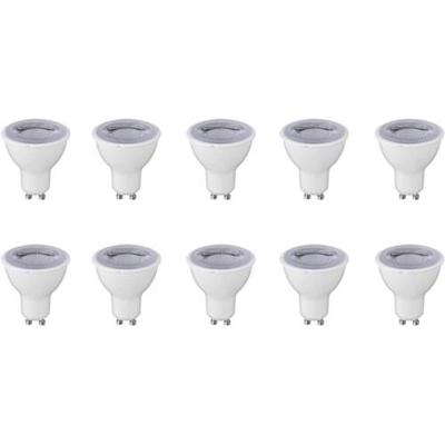 Dimbare LED Spots 10-Pack GU10 - 6W Helder/Koud Wit 6400K