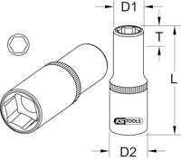 KS Tools 9173842 9173842 Verwisselbare kop 22 mm - thumbnail
