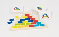 Goki legpuzzel Driehoek 25 cm junior hout 16-delig - thumbnail