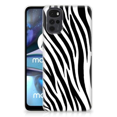 Motorola Moto G22 | TPU Hoesje | Zebra