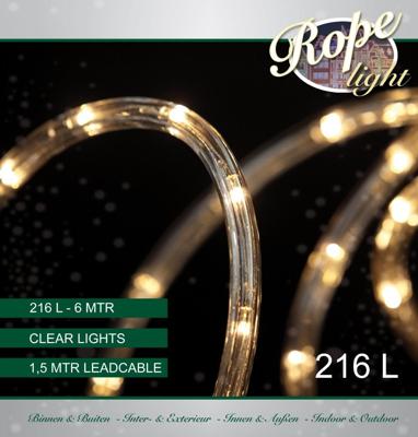 Slangverlichting 216 lampjes 6 meter helder CoenBakker - Coenbakker