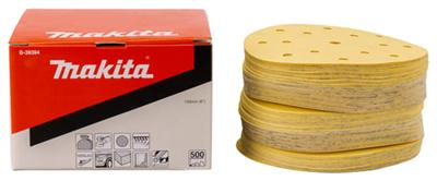 Makita B-39394 Schuurschijf 150mm K500 Yellow Velcro