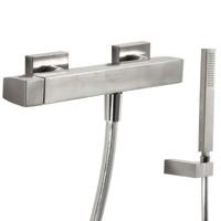 Slim Exclusive Douchemengkraan Antikalkhanddouche met richtbare steun 20216701AC Tres - thumbnail
