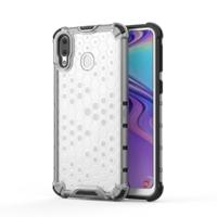 Schokbestendige honingraat PC + TPU Case voor Galaxy M20 (grijs) - thumbnail