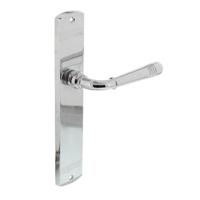 Intersteel Deurkruk Helena op schild 235x45x8 mm chroom - thumbnail