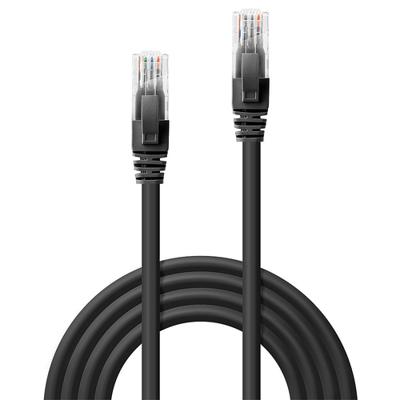 LINDY 48078 RJ45 Netwerkkabel, patchkabel CAT 6 U/UTP 2.00 m Zwart 1 stuk(s)