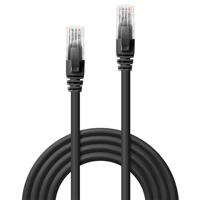 LINDY 48078 RJ45 Netwerkkabel, patchkabel CAT 6 U/UTP 2.00 m Zwart 1 stuk(s) - thumbnail