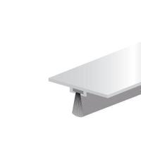 Ellen borstelstrip - DBS (onzichtbaar) - 3000 mm - aluminium - thumbnail