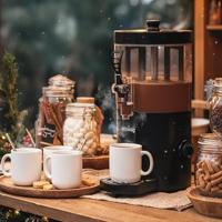 Warme chocolademelk dispenser - H.Koenig - SHK802 - 1200 W - 3L - Zwart - thumbnail