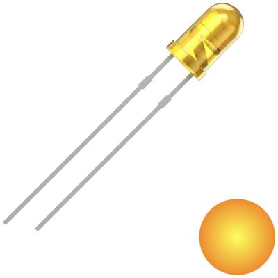 Quadrios 2111O154 Bedrade LED Geel Rond 3 mm 700 mcd 30 ° 20 mA 2 V Quadrios 2111O154 Bedrade LED Geel Rond 3 mm 700 mcd 30 ° 20 mA 2 V