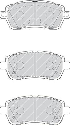 Remblokken set FDB4426