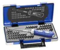 Expert by Facom revolver schroevendraaier bitset 1/4" | 59 stuks | incl. koffer | E160804 - thumbnail