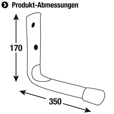 Connex Gereedschapshaak M:350X170 51 - DY222031