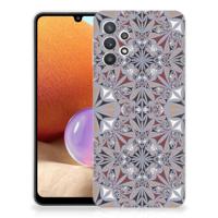 Samsung Galaxy A32 4G | A32 5G Enterprise Editie | TPU | Siliconen hoesje | Flower Tiles - thumbnail