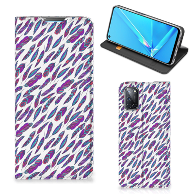 OPPO A52 | A72 | Hoesje met Magneet | Feathers Color OPPO A52 | A72 | Hoesje met Magneet | Feathers Color