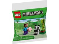 LEGO MINECRAFT 30672 Steve en baby panda - thumbnail