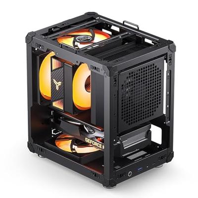 Jonsbo C6 Mini-tower Behuizing, PC-behuizing, Gaming-behuizing Zwart