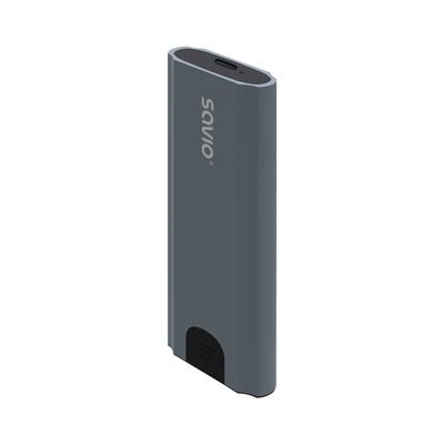 Savio M.2 SSD NVMe externe schijfbehuizing, USB-C 3.1, AK-67, grijs - thumbnail