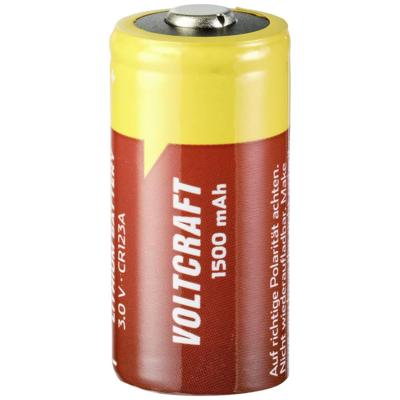 VOLTCRAFT CR123A CR123A Fotobatterij Lithium 1500 mAh 3 V 1 stuk(s) VOLTCRAFT CR123A CR123A Fotobatterij Lithium 1500 mAh 3 V 1 stuk(s)