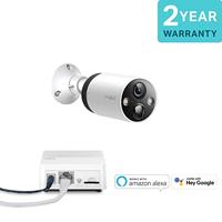 Tapo 2K QHD draadloze outdoor beveiligingscamera, 1 cam met hub inbegrepen, 180 dagen oplaadbare batterij, 4 MP, kleur nachtzicht, AI-detectie, SD-opslag, werkt met Alexa en Google (Tapo C420S1) - thumbnail