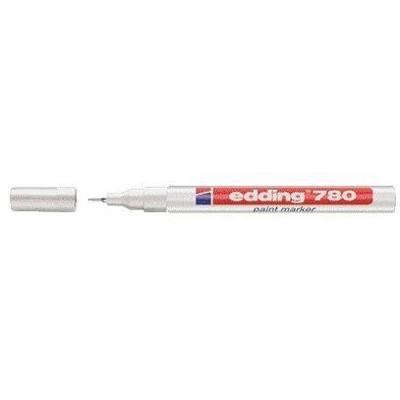 Paintmarker edding 780 oliebasis 0.8mm wit | 10 stuks