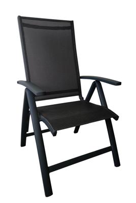 Vita Primero Inklapbare Tuinstoel Graphite Vita Primero Inklapbare Tuinstoel Graphite