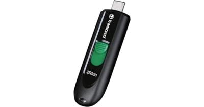 Transcend JetFlash 790C USB-stick 256 GB Zwart TS256GJF790C USB-C 3.2 Gen 1